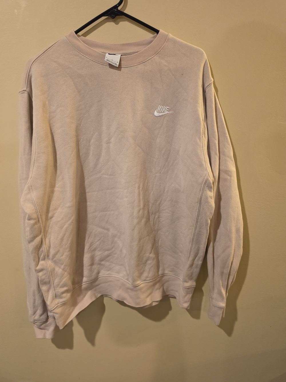 Nike Men's Crewneck Sweatshirt in Beige